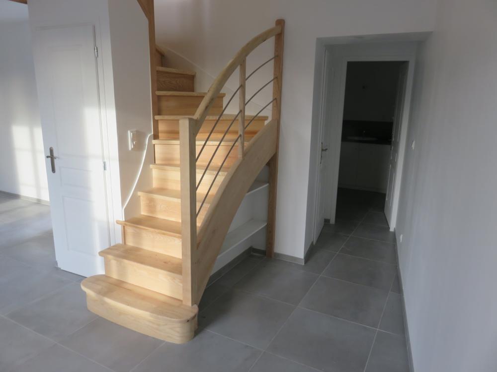 escalier frêne