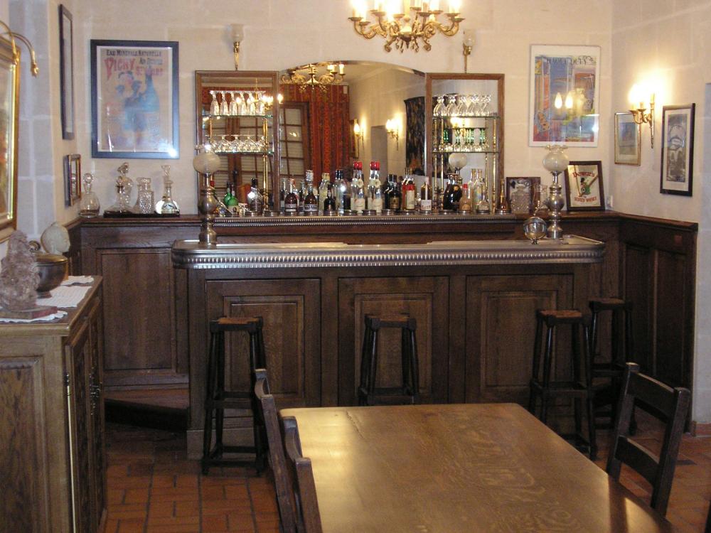 bar chêne massif et zinc