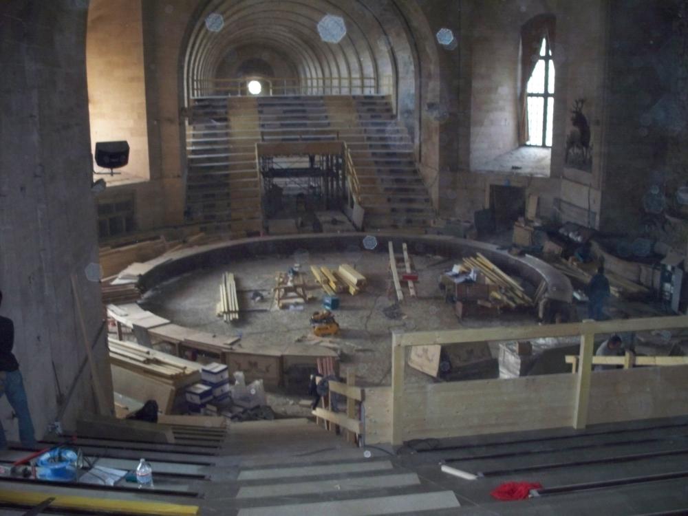 restauration du manège ;  musée du cheval chantilly